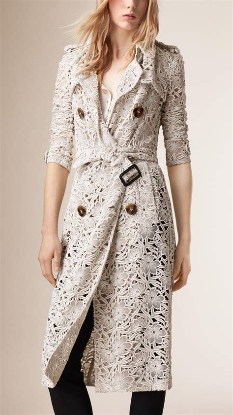 burberry gracehill macramé lace wrap trench coat for sale|Women's Burberry Raincoats & Trench Coats Sale .